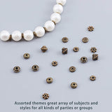 Tibetan Style Alloy Spacer Beads, Antique Bronze, 10.3x1.7cm