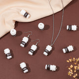 40Pcs Resin Pendant, with Platinum Tone Iron Loop, Cup with Word Coffee, Coconut Brown, 24.5x13mm, Hole: 2mm