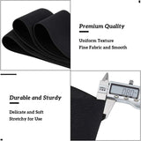 Flat Elastic Rubber Cord/Band, Webbing Garment Sewing Accessories, Black, 120mm, about 6.56 yards(6m)/roll