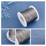 Tiger Tail Wire, 304 Stainless Steel Wire, for Jewelry Making, Stainless Steel Color, 0.8mm, about 120m/roll