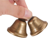 Iron Bell Pendants, Antique Bronze, 38x36mm, Hole: 5mm