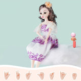 ABS Plastic BJD Doll Gesture Accessories, DIY Doll Making Supplies, PeachPuff, 138x66x5.7mm, Hand: 22~29x10.5~15mm, 14pcs/set