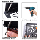 Rectangle Iron Medal Hanger Holder, with Screws & Anchor Plug & Nut & Shim Ring, Basketball, 200x400mm & 100x400x15mm