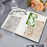 2Pcs 2 Styles Stain & Crack Pattern Clear Silicone Stamps, for DIY Scrapbooking, Photo Album Decorative, Cards Making, Mixed Shapes, 139~160x110~139x2.5~3mm, 1pc/style