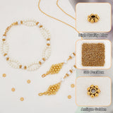 300Pcs Tibetan Style Alloy Beads Daisy Spacer Beads, Granulated Beads, Antique Golden, 6x2mm, Hole: 1.5mm
