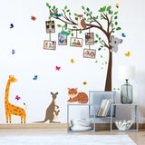PVC Wall Stickers, Wall Decoration, Animal Pattern, 390x900mm, 2pcs/set