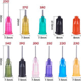 Plastic Glue Bottles Sets, with Fluid Precision Blunt Needle Dispense Tips, Bottle Stoppers, Funnel Hopper, Mixed Color, 100ml/50ml, 8pcs/set