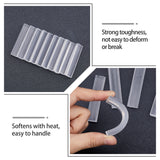 Craft Resin Strip, for DIY Resin Material, Clear, 58x12.5x6mm, 10pcs/bag
