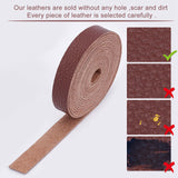 PU Leather Fabric Plain Lychee Fabric, for Shoes Bag Sewing Patchwork DIY Craft Appliques, Coconut Brown, 1.25x0.15cm