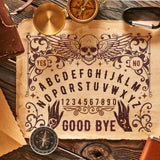 Self-Adhesive Silk Screen Printing Stencil, for Painting on Wood, DIY Decoration T-Shirt Fabric, Turquoise, Letter, 280x220mm