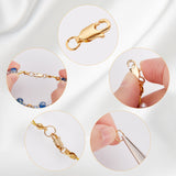 DIY Jewelry Making Finding Kits, Including 304 Stainless Steel Jump Rings, Brass Lobster Claw Clasps & Jump Rings, Golden, 18Pcs/box