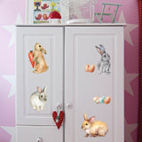 PVC Wall Stickers, Wall Decoration, Easter Theme Pattern, 900x390mm