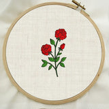 4 Sheets 11.6x8.2 Inch Stick and Stitch Embroidery Patterns, Non-woven Fabrics Water Soluble Embroidery Stabilizers, Flower, 297x210mmm