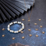 Brass Cubic Zirconia Charms, Flower Charm, Real 18K Gold Plated, 14.5x12.5x3mm, Hole: 1mm, 16pcs/box