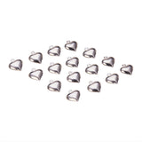 Silver Brass Heart Shape Charms Nickel Free Size 13x11.5x4.5mm for Jewelry Making, about 50pcs/bag