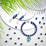 2 Strands Natural Lapis Lazuli Beads Strands, Dyed, Round, 6mm, Hole: 1mm, about 30pcs/strand, 7.60''(19.3cm)