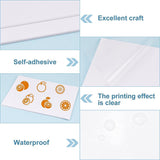 Self-Adhesive Printing Paper, Rectangle, Clear, 29.7x21x0.04cm