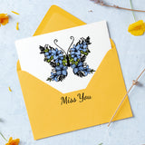 Custom PVC Plastic Clear Stamps, for DIY Scrapbooking, Photo Album Decorative, Cards Making, Butterfly, 160x110x3mm