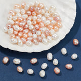 1 Strand Natural Cultured Freshwater Pearl Beads Strands, Rice, Colorful, 6.5~8.1x4.5~5mm, Hole: 0.7~0.8mm, about 55~56pcs/strand, 13.78 inch(35cm)