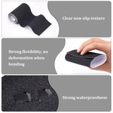 PVC Non-Slip Shoes Sole Sticker Sheets, Adhesive Shoe Sole Protectors, High Heels Anti-Slip Shoe Pads, Black, 100x0.9mm, 2m/roll
