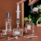 Perfume Dispenser Kits, including Plastic Veterinary Syringe & Syringe Dispenser & Pump, White, 36pcs/bag