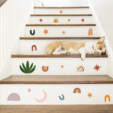 PVC Wall Stickers, Wall Decoration, Boho Style, Mixed Patterns, 390x700mm