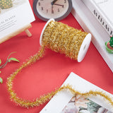 Sparkle Tinsel Hanging Garland, For Xmas/Wedding/Birthday Party Decoration, Gold, 16mm, about 20yards(18.288m)