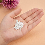 White 8/0 Diameter 3mm Glass Seed Beads Round Pony Loose Bead for Jewelry Making 2.8~3.2mm, about 2000pcs/box, White, 3mm, Hole: 1mm, about 2000pcs/box