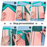 1 Set Acrylic Book Binding Spacer Tools, Cutting Guide, Rectangle & L/T-shaped & Trapezoid, Dark Turquoise, 24.8~248x5~149x2.5~3mm, 18pcs/set