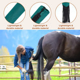 2Pcs 2 Colors Oxford Cloth Waterproof Horse Tail Bags with Fringe, Guard Tail Bag, for Equestrian Horses Accessories, Mixed Color, 70x7.3x0.4cm, 1pc/color