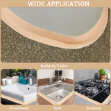 PVC Plastic Waterproof Edge Banding, Adhesive Veneer Edge Trim for Kitchen Sink, Toilet Seam, Corner, Blanched Almond, 36x0.9mm, 3.2m/roll