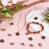 40Pcs 2 Styles Tibetan Style Alloy Pendants, Teapot, Antique Bronze, 13x15x8mm, Hole: 2mm, 20pcs/style