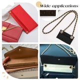 5Pcs 5 Colors Wool Felt Crochet Bags Bottom, with Iron Findings, for Bag Bottom Accessories, Rectangle, Mixed Color, 7x17x0.3cm, Hole: 9.5mm, 1pc/colors