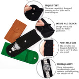 Velvet Watch Bag Package, with Snap Button, Black, 13x6.7x0.8cm