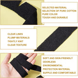 Cotton Ribbons, Herringbone Ribbon, for Jewelry Making, Black, 1 inch(25mm), about 45m/Roll