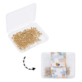 Brass Beads, Long-Lasting Plated, Rondelle, Golden, 4x3.5mm, Hole: 1.6mm, 300pcs/box