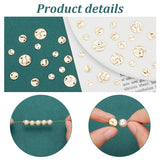 600Pcs 3 Styles Brass Spacer Beads, Long-Lasting Plated, Disc, Real 18K Gold Plated, 4~8x0.5mm, Hole: 0.9~1mm, 200pcs/style