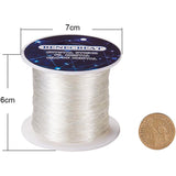 Elastic Crystal Thread, For Jewelry Making, Clear, 0.8mm