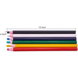 Oily Tailor Chalk Pens, Water Soluble Pencil , Mixed Color, 165~170x8mm, 12pcs/box