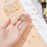 DIY Jewelry Making Finding Kit, Including Brass Leverabck Earring Findings, with Horizontal Loops, Ice Pick pinch Bails, Mixed Color, 56Pcs/box