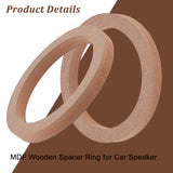 MDF Wooden Spacer Ring for Car Speaker, BurlyWood, 185x18mm, Inner Diameter: 144mm