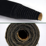 Adhesive Velvet Flocking Liner, for Jewelry Drawer Craft Fabric Peel Stick, Black, 400x0.6mm