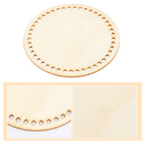 12 Sets 4 Style Wooden Basket Bottoms, Crochet Basket Base, Round & Heart & Square & Rectangle, for Basket Weaving Supplies and Home Decoration Craft, BurlyWood, 1 sets/style