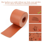 2M Flat Single Face Lychee Pattern Imitation Leather Band, Chocolate, 50x1.8mm, about 2.19 Yards(2m)/Roll