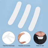 50Pcs Plastic Tab Collar for Clergy Shirt, White Priest Collar, Collar Lining Stay, White, 29x159x1mm