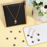 80Pcs Alloy Enamel Pendants, Light Gold, Coffee Cup with Word, Coconut Brown, 18x11x1mm, Hole: 1.8mm