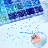 24000Pcs 24 Style 12/0 Glass Seed Beads, Round, Mixed Color, 2~2.5x1.5~2mm, Hole: 0.8~1mm, 1000pcs/style