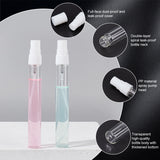 Glass Spray Bottles, Refillable Perfume Sample Vials, with Plastic Dustproof Caps, Clear, 1.4x11.6cm, Capacity: 10ml(0.34fl. oz)