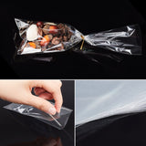 OPP Cellophane Bags, Rectangle, Clear, 250x80mm