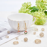 Plating Acrylic Beads, Metal Enlaced, Mixed Shapes, Clear, 100pcs/box